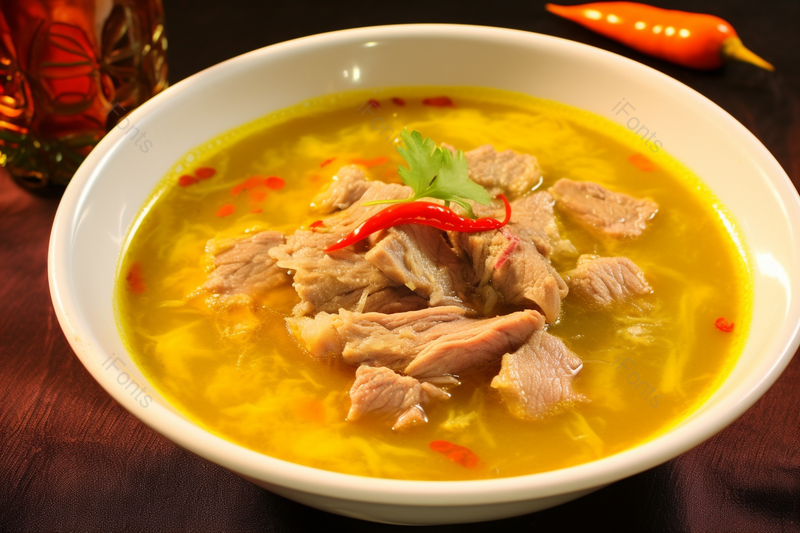 特色美食金汤肥牛食物拍摄,高清,摄影图,摄影图片,图片大全,摄影图免费下载